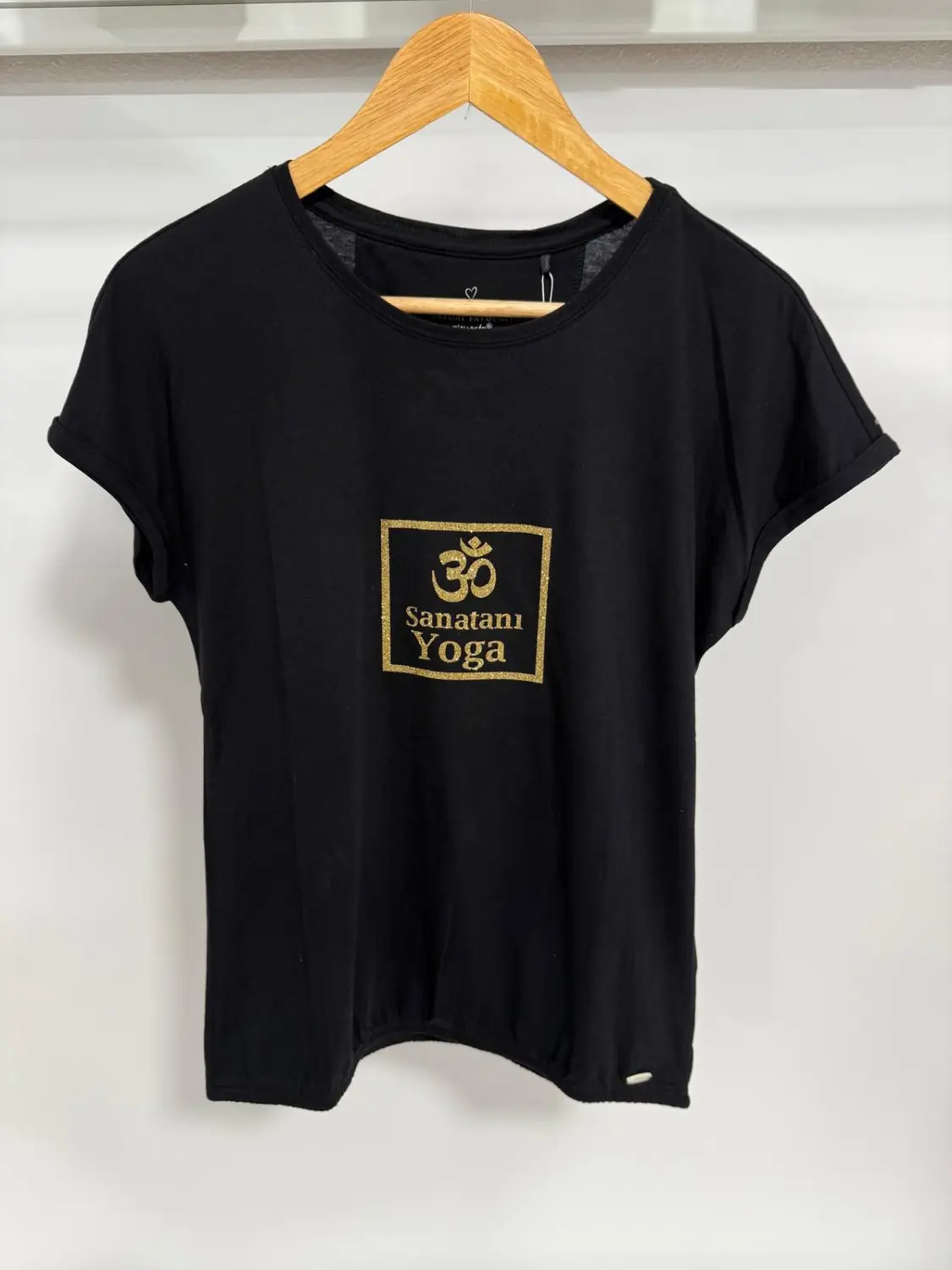 Werbemittel Weil - schwarz bedrucktes T-Shirt
