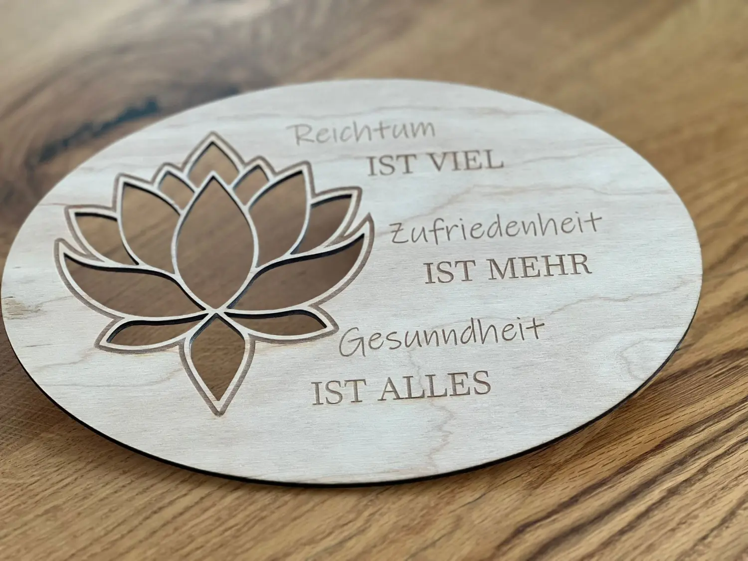 Werbemittel Weil - wellness deko